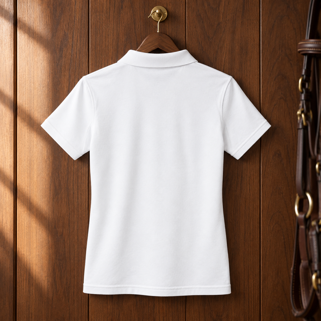 Spanish Oak Snaffle Bit Women's Embroidered Polo